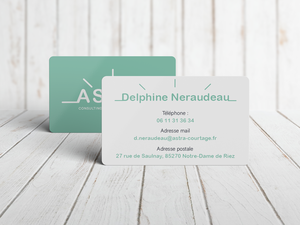 Cartes de visite verso d'Astra