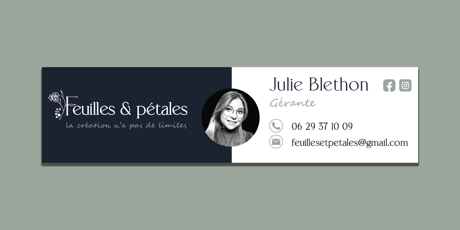 Signature mail de Feuilles & pétales