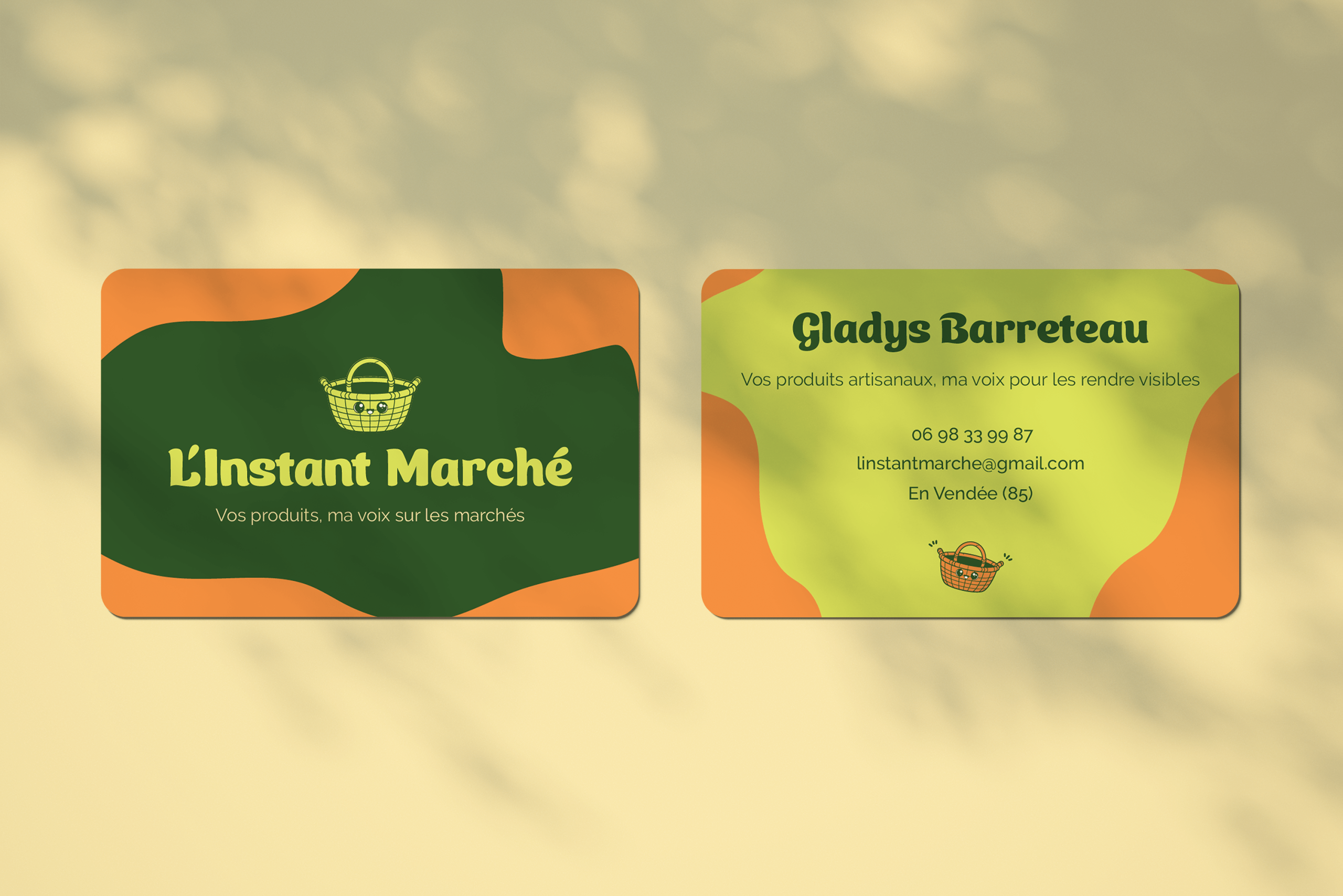 Cartes de visite de Par'OL de terre, réalisées par Solécla