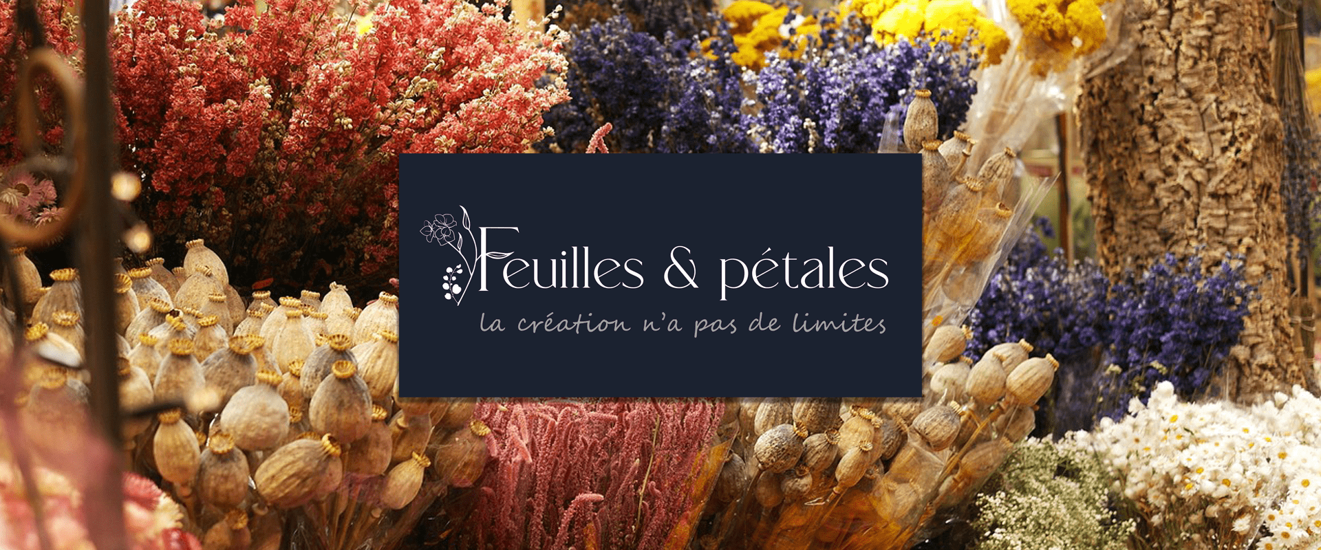 Fleurs séchées de Feuilles & pétales